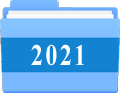 folder icon light blue 2021
