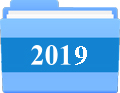 folder icon light blue 2019