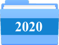 folder icon light blue 2020